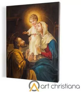 Święta Rodzina, obraz religijny na płótnie, canvas - Ikony i obrazy sakralne - miniaturka - grafika 1