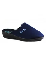 Kapcie damskie - PAPCIE ADANEX - 29262 GRANAT KWIATKI - Adanex - miniaturka - grafika 1