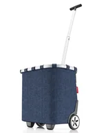 Torby i wózki na zakupy - Wózek torba na zakupy Reisenthel Carrycruiser - herringbone dark blue - miniaturka - grafika 1