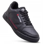 Buty sportowe męskie - Buty Sportowe Męskie Lotto Obuwie Sznurowane Casual Nandu 2400100U - miniaturka - grafika 1