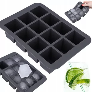 Pojemnik na kostki lodu duże kostki barmański - Pojemniki kuchenne Pojemnik na kostki lodu duże kostki barmański - Pojemniki kuchenne - miniaturka - grafika 1