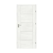 Drzwi wewnętrzne - Skrzydło drzwiowe pokojowe Malibu Bianco 80 Prawe Artens - miniaturka - grafika 1