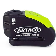 Akcesoria motocyklowe - Artago 30X14 Kłódka przeciwkradzieżowa z alarmem Don't Touch wysokiej klasy 120 dB, podwójna blokada ø14, sprzedawana jako Secure Gold i zatwierdzona przez SRA, Bunker Selection - miniaturka - grafika 1
