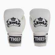 Rękawice bokserskie - Top King Rękawice bokserskie Top King Muay Thai Super białe TKBGSV-WH - miniaturka - grafika 1