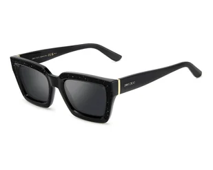 Okulary JIMMY CHOO MEGS-S-807T4. Okulary przeciwsłoneczne, Kolor czarny. Kobieta. - Okulary przeciwsłoneczne - miniaturka - grafika 1