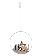 Ozdoby bożonarodzeniowe - Profiline Dekoracja LED w kolorze brązowo-srebrnym - Ø 30 cm - miniaturka - grafika 1