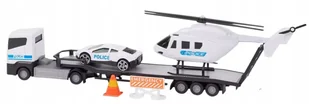 Laweta policja służby miejskie helikopter MEGA TRANSPORTER Street Machines - Samoloty i helikoptery - miniaturka - grafika 1
