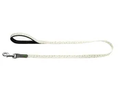 Smycze dla psów - Hunter SMYCZ DLA PSA CONVENIENCE REFLECT GLOW STARS BIAŁA dł 120 szer 2cm - miniaturka - grafika 1