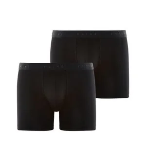 Falke 2-Pack Daily Comfort Boxers — Black - Skarpetki męskie - miniaturka - grafika 1