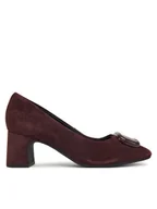 Czółenka - Clarks Czółenka Fernie Trim 26183038 Bordowy - miniaturka - grafika 1