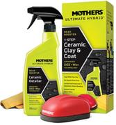 Kosmetyki samochodowe - Mothers Ultimate Hybrid 1-Step Ceramic Clay & Coat  zestaw do glinkowania i zabezpieczenia lakieru - miniaturka - grafika 1