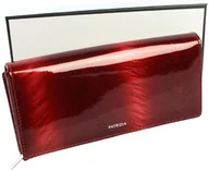 Portfele - Portfel Damski PATRIZIA Skóra Licowa Długi MAX Z Suwakiem I Dodatkowym Organizerem FF-122 CZERWONY RFID 19,5 x 10 x 3,5 [cm] - miniaturka - grafika 1