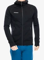 Kurtki narciarskie - Bluza z kapturem Mammut Aconcagua ML Hooded Jkt - black - miniaturka - grafika 1