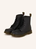 Botki damskie - Dr. Martens Botki Sznurowane 1460 Softy T schwarz - miniaturka - grafika 1