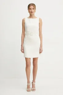 Silvian Heach sukienka PLINA kolor beżowy mini dopasowana GPP25395VE - Sukienki - miniaturka - grafika 1