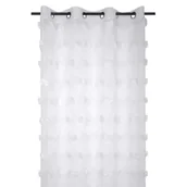 Firany - Stof Firana POMPINOU 140x260 pompony 3D - miniaturka - grafika 1