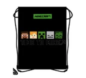 Worki na buty - ASTRA papiernicze Worek na buty Minecraft Alex&Steven - ASTRA papiernicze - miniaturka - grafika 1