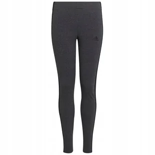 140 cm Legginsy adidas 3S Leg Jr HB7937 szary 140 cm - Legginsy - miniaturka - grafika 1