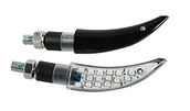 Części motocyklowe - Lampa 90074 para kierunkowskazów, czarne - miniaturka - grafika 1