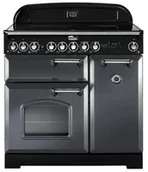 Kuchenki elektryczne - Kuchnia z płytą ceramiczną FALCON Classic Deluxe 90 Szary chrom - miniaturka - grafika 1