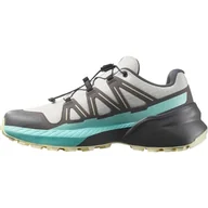 Buty trekkingowe damskie - Salomon Speedcross Peak damskie buty trekkingowe, Icicle Castlerock Aruba Blue, 44 EU - miniaturka - grafika 1