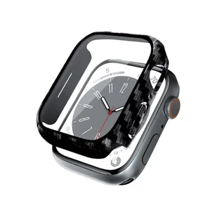 Etui CRONG Hybrid Watch Case do Apple Watch 4/5/6/SE (44 mm) Carbon - Akcesoria do smartwatchy - miniaturka - grafika 2