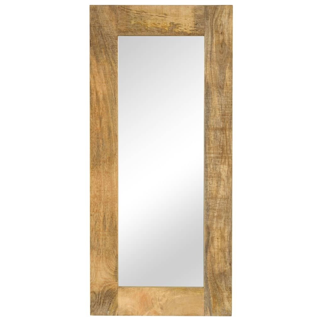 vidaXL Lustro z litego drewna mango 50 x 110 cm - Lustro - Lustro ścienne - Lustro do toaletki - Lustro do przedpokoju