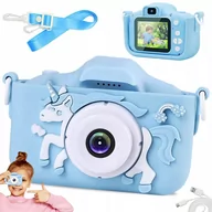 Zabawki interaktywne dla dzieci - Aparat Fotograficzny Kamera Dla Dzieci Jednorożec - miniaturka - grafika 1