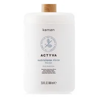 Maski do włosów - KEMON Kemon Actyva Nutrizione Ricca Maska SN 1000ml - miniaturka - grafika 1