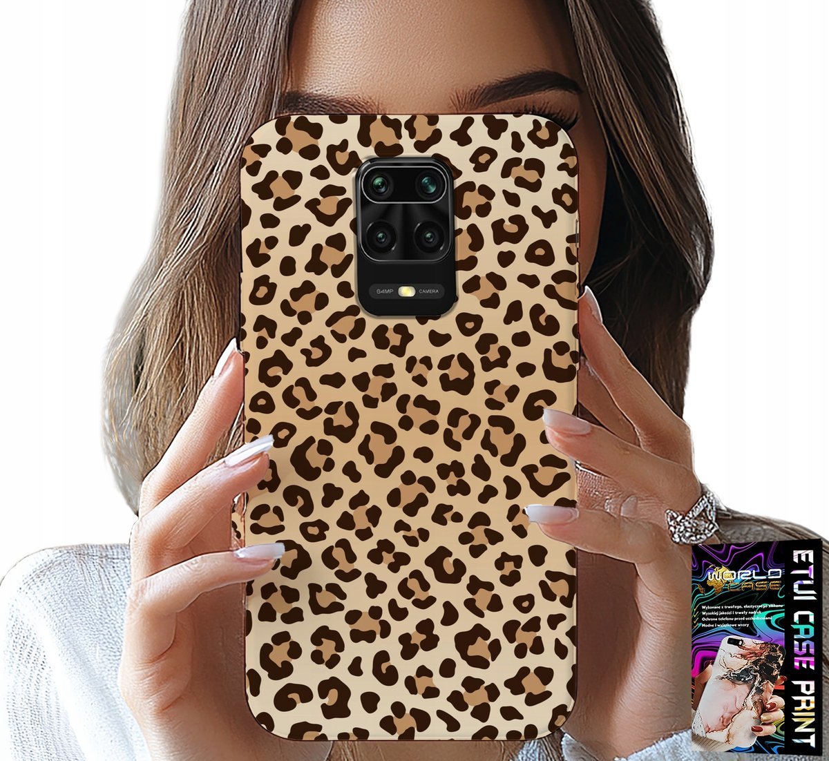 ETUI DO XIAOMI NOTE 9 PRO / 9S - PLECKI W PANTERKĘ MODNE KOBIECE WZORY