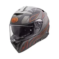 Kaski motocyklowe - PREMIER HELMET DEVIL EL 93 BM, szary/pomarańczowy, L - miniaturka - grafika 1