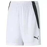 Spodnie i spodenki dla dziewczynek - Puma Szorty unisex dla dzieci Teamliga Jr szorty White Black 116 70493104-116 - miniaturka - grafika 1