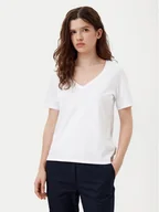 Koszulki i topy damskie - Marc O'Polo T-Shirt B01207251331 Biały Regular Fit - miniaturka - grafika 1