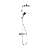 Zestawy prysznicowe - Kolumna prysznicowa termostatyczna Stamis S 240 EcoSmart 8l Hansgrohe - miniaturka - grafika 1