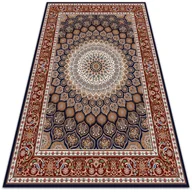Dywany zewnętrzne - Nowoczesny dywan tarasowy Hipnotyzująca mandala 150x225 cm - miniaturka - grafika 1