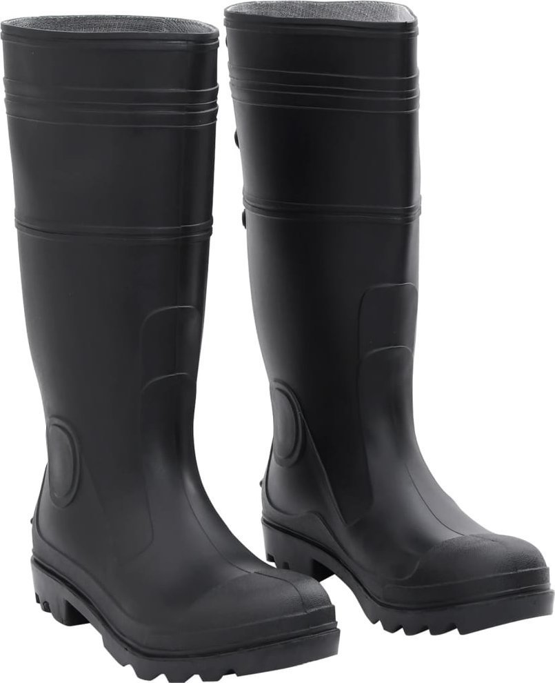 vidaXL Kalosze, czarne, rozmiar 43, PVC