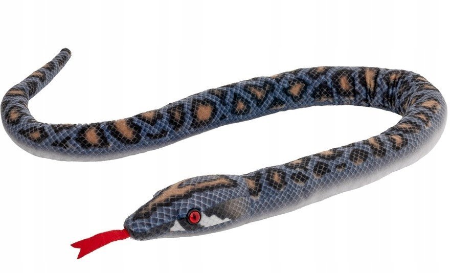 Maskotka Wąż cętkowany niebieski - 100cm