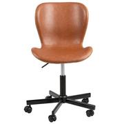 Fotele i krzesła biurowe - Krzesło Biurowe Obrotowe Morgan Brown+Black - miniaturka - grafika 1