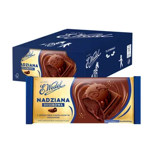19 x Czekolada Nadziana Deserowa z intensywnie czekoladowym nadzieniem 100 g E.Wedel - Czekolada - miniaturka - grafika 1