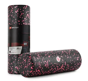 Hop-Sport Wałek roller do masażu EPP pełny 30cm czerwony - Akcesoria do masażu - miniaturka - grafika 1