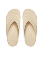 Klapki i japonki damskie - Crocs Japonki Getaway Groove Platform Flip 210700 Beżowy - miniaturka - grafika 1