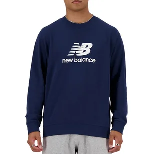 Bluza New Balance MT41500NNY - granatowa - Bluzy męskie - miniaturka - grafika 1