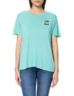 Koszulki i topy damskie - Lee Relaxed Fit tee Koszulka damska, Zielony (Agate Green Nb), S - miniaturka - grafika 1