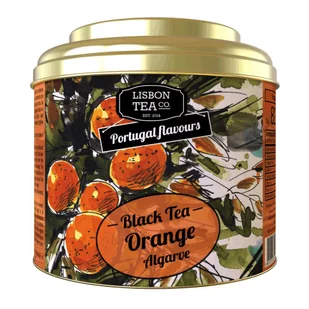 Herbata czarna z pomarańczą z Algarve 75g LISBON TEA CO. - Herbata - miniaturka - grafika 1