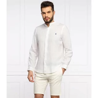 Koszule męskie - POLO RALPH LAUREN Lniana koszula | Slim Fit - grafika 1