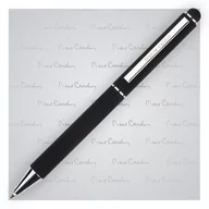 Długopisy - Długopis metalowy touch pen, Pierre Cardin Claudie, czarny - miniaturka - grafika 1