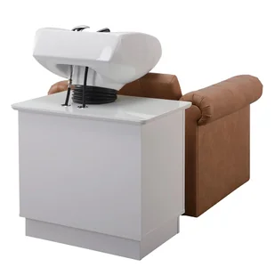 DUKE Myjnia fryzjeska Rodzaj obicia: Skaj Exclusive, Wersja myjni: Relax - Myjki fryzjerskie - miniaturka - grafika 3