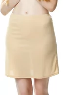 Bielizna nocna - Krótka Gładka Półhalka Linda 44 Beżowy - miniaturka - grafika 1