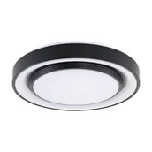 Lampy sufitowe - Kuchenny plafon Zygmunt 326706 Polux LED 72W 3000-6000K IP44 biały czarny - miniaturka - grafika 1