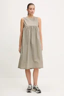 Sukienki - adidas sukienka City Escape kolor zielony mini rozkloszowana JC5122 - miniaturka - grafika 1